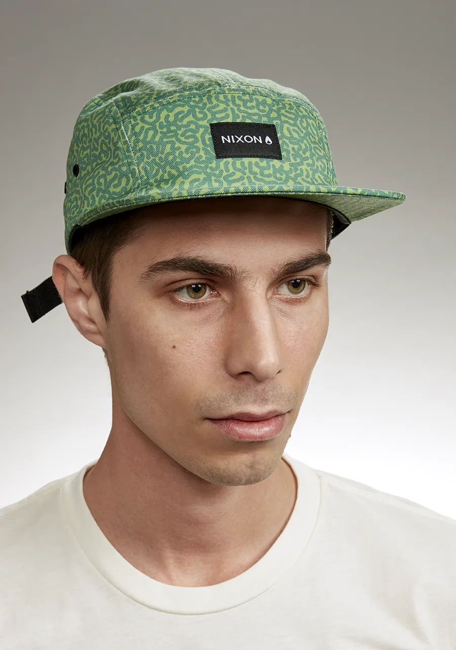 Mikey 5 Panel Hat - Squigg / Green