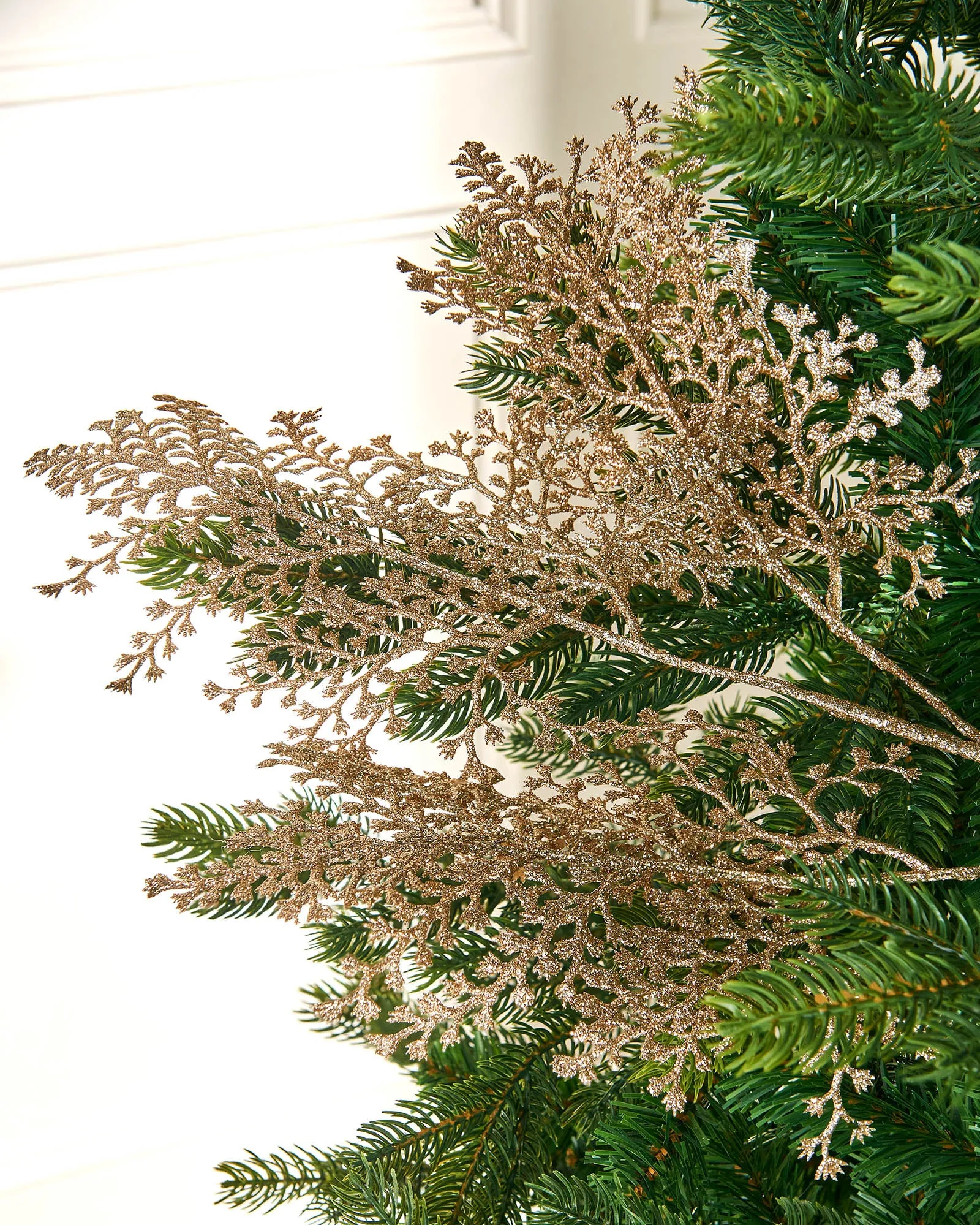 Natural Leaf Christmas Tree Spray, 70 cm