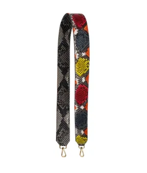 Over Shoulder Strap - Red/Yellow/Natural