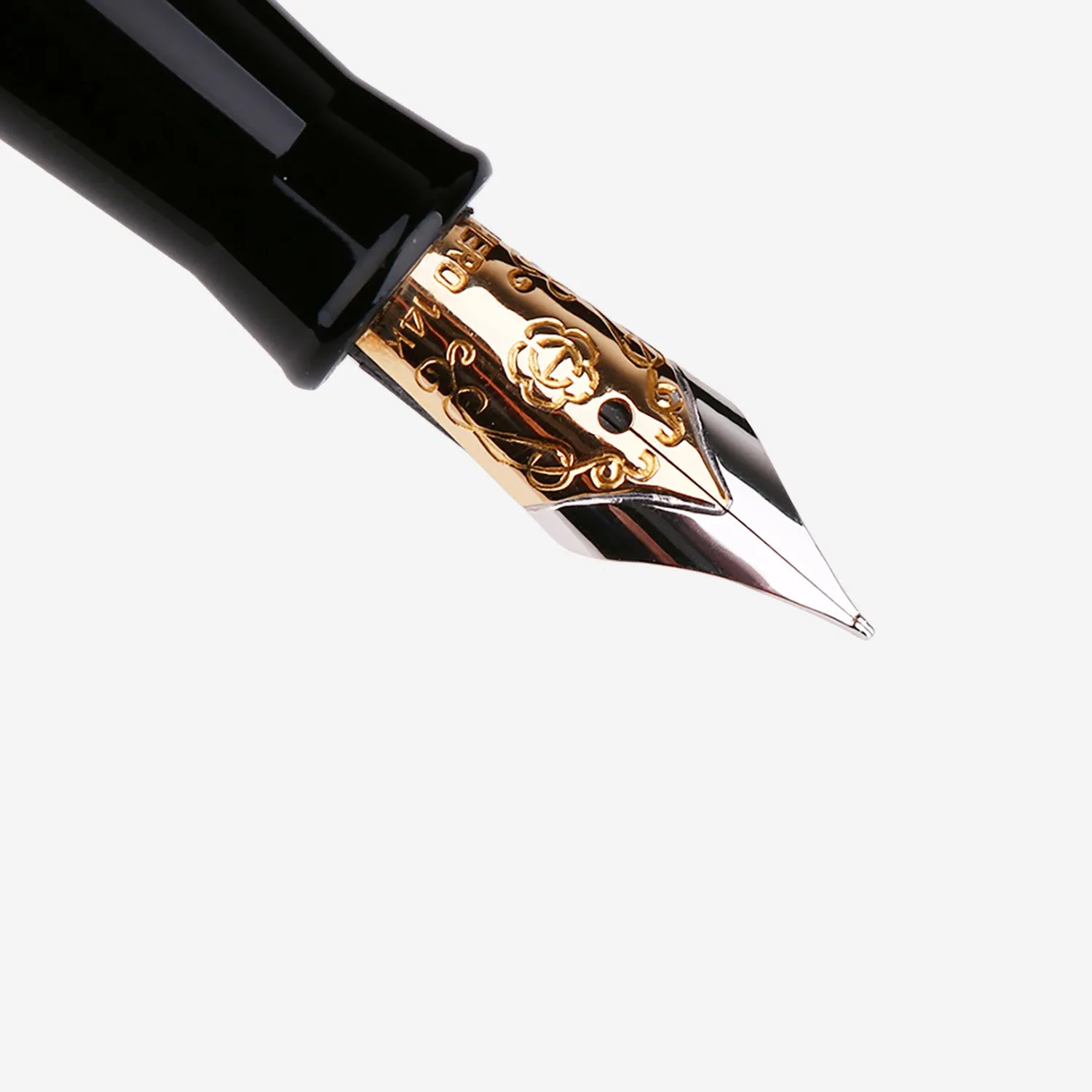 Posh 14K Gold Nib Collector’s Fountain Pen for Office & Home