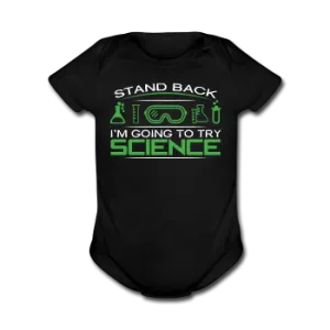 "Stand Back" - Baby Short Sleeve One Piece