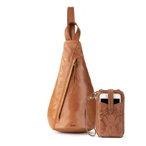 The Geo Sling and Silverlake Smartphone Crossbody Gift Set