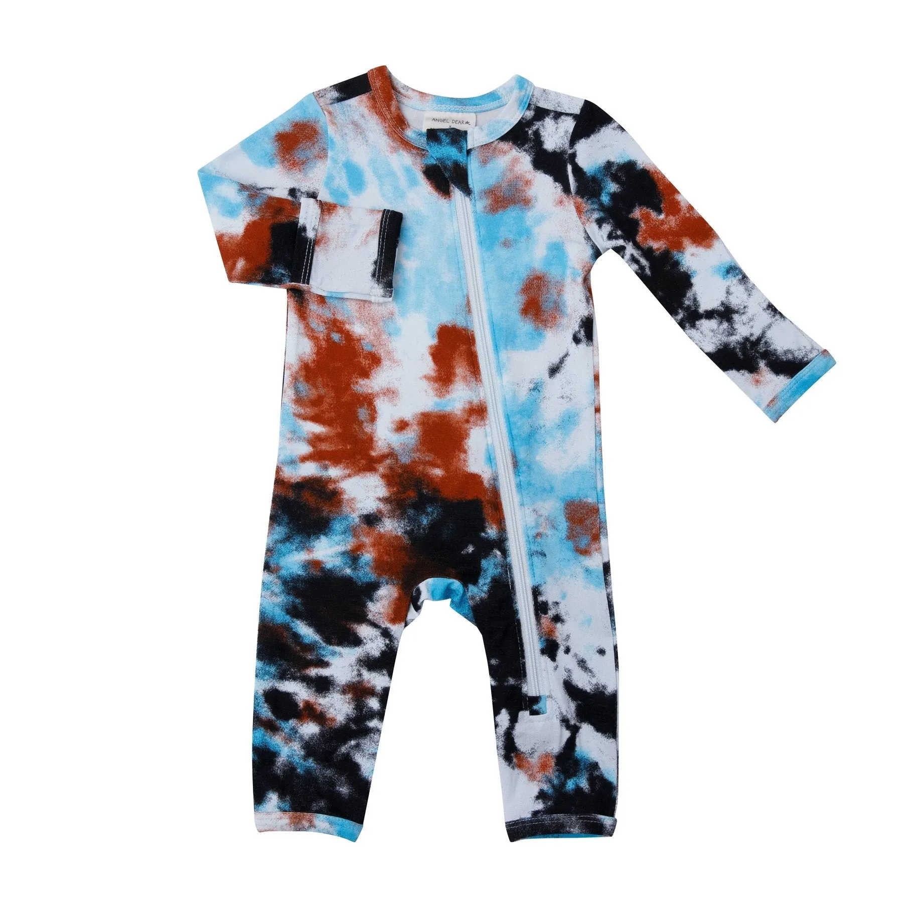 Tie Dye Zipper Romper