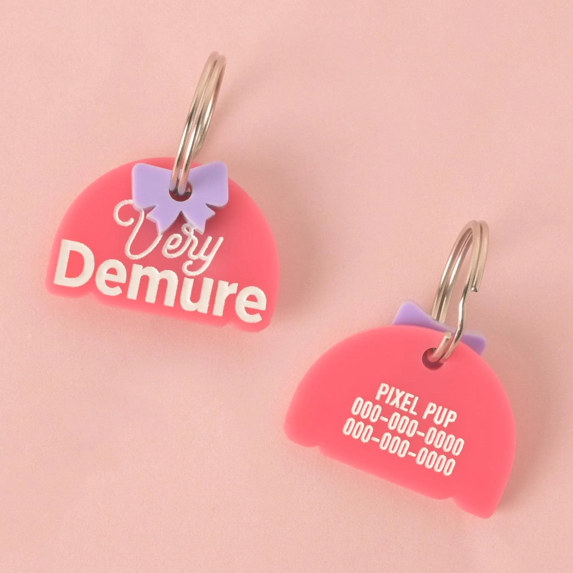 Very Demure Personalized Pet Tag