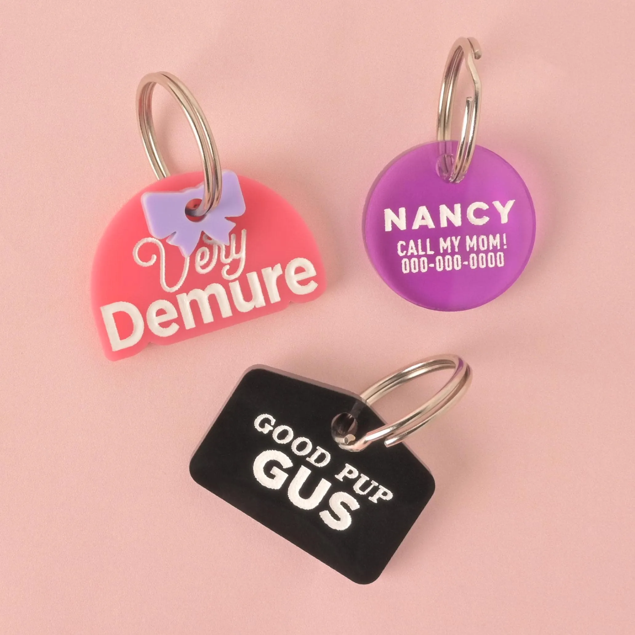 Very Demure Personalized Pet Tag