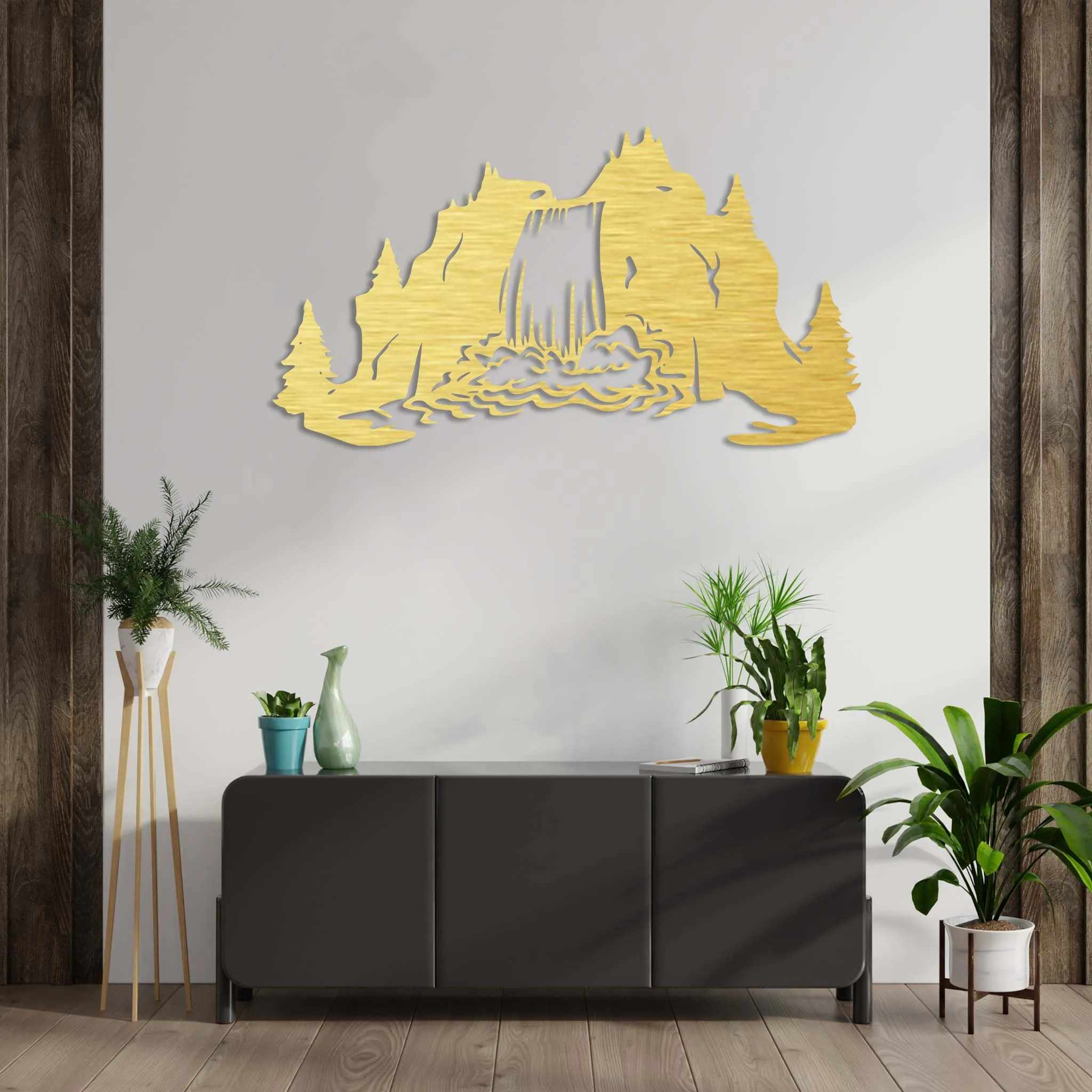 Waterfall View - Metal Wall Art