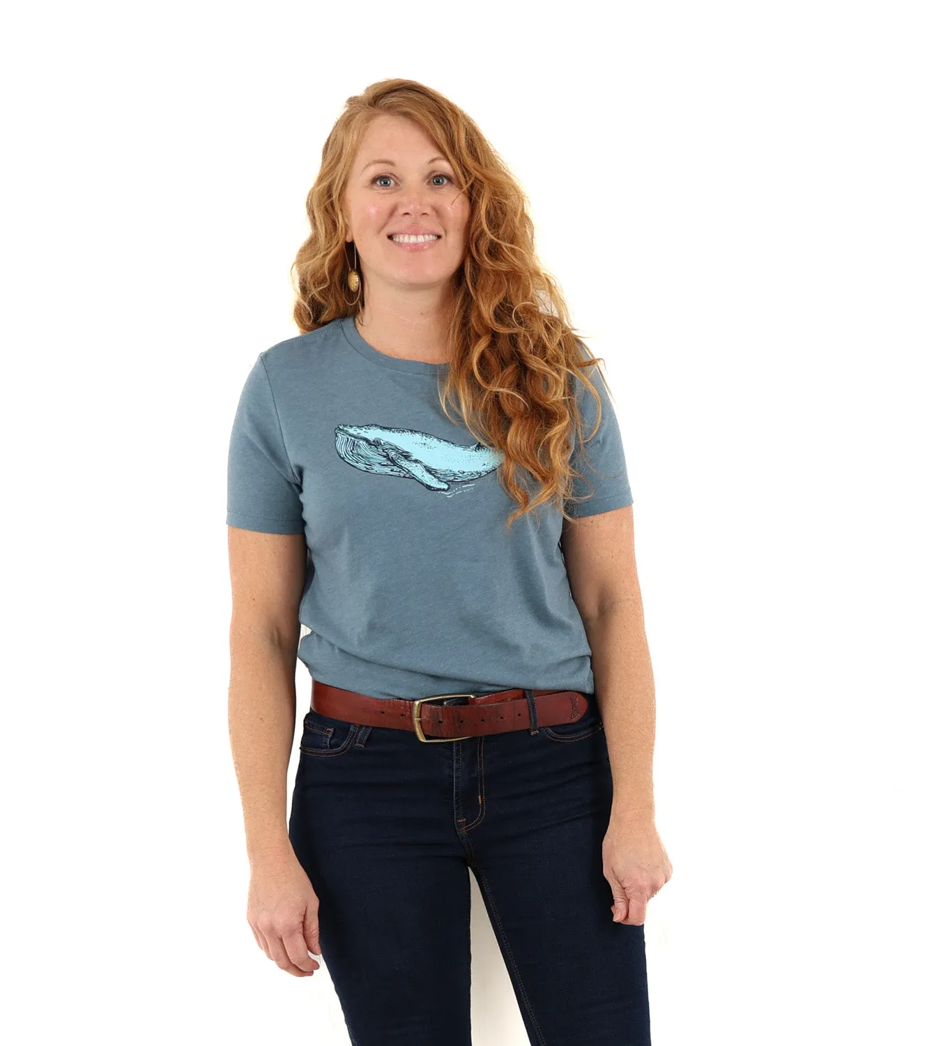 Women's Blue Whale T Shirt