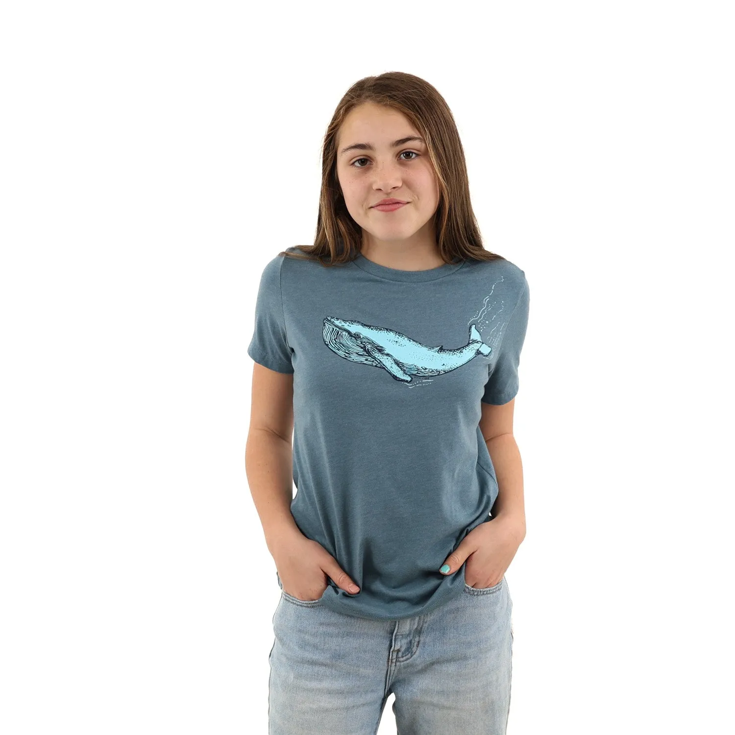 Women's Blue Whale T Shirt