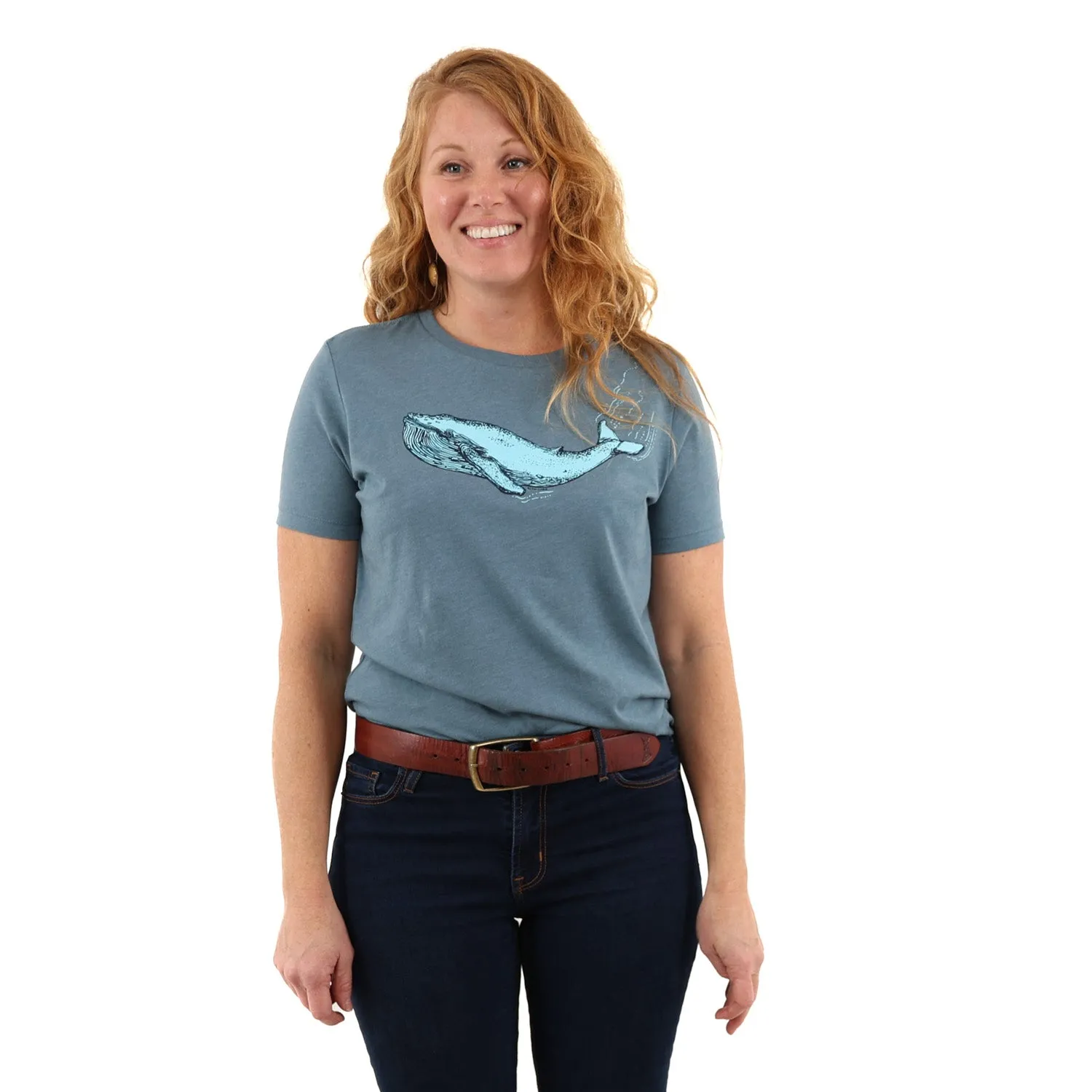 Women's Blue Whale T Shirt